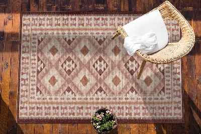 Outdoor rug for terrace vintage pattern