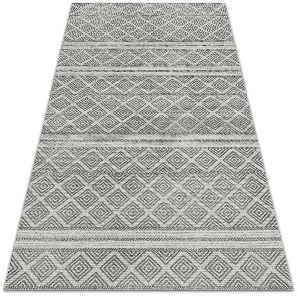 Beautiful outdoor mat Geometric pattern lozenges