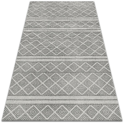 Beautiful outdoor mat Geometric pattern lozenges