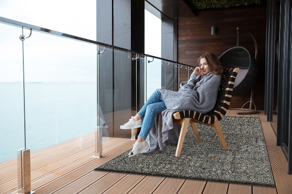 Modern outdoor carpet small texture