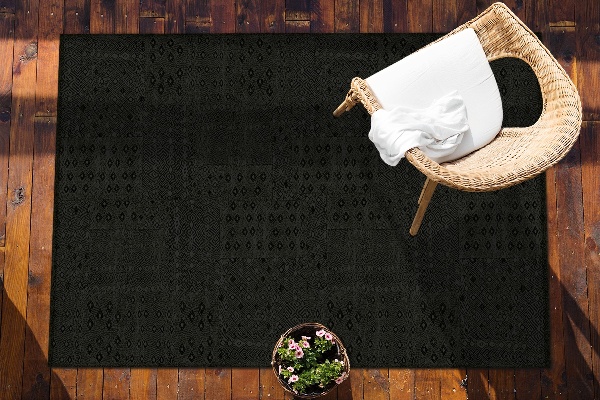 Modern outdoor carpet dark texture
