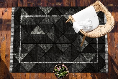 Garden rug amazing pattern Threesome 3D effect
