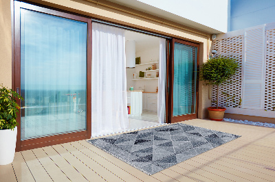 Outdoor garden rug 3D Solids