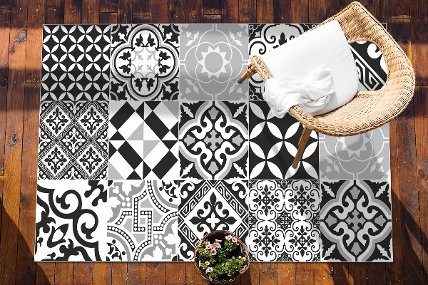Outdoor mat for patio crazy patterns