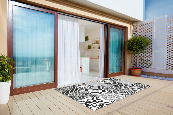 Outdoor mat for patio crazy patterns