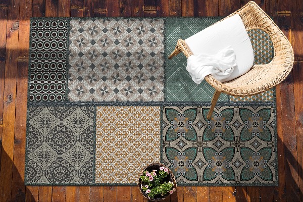 Carpet for terrace garden balcony different textures