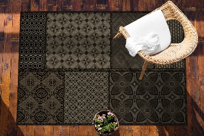 Beautiful outdoor mat The combination of multiple patterns