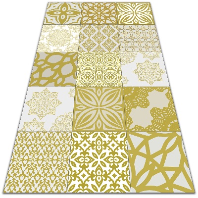 Modern outdoor carpet ethnic motifs