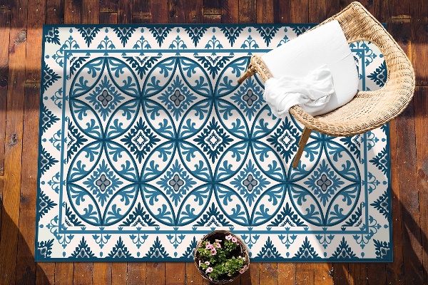 Garden rug amazing pattern abstract circles