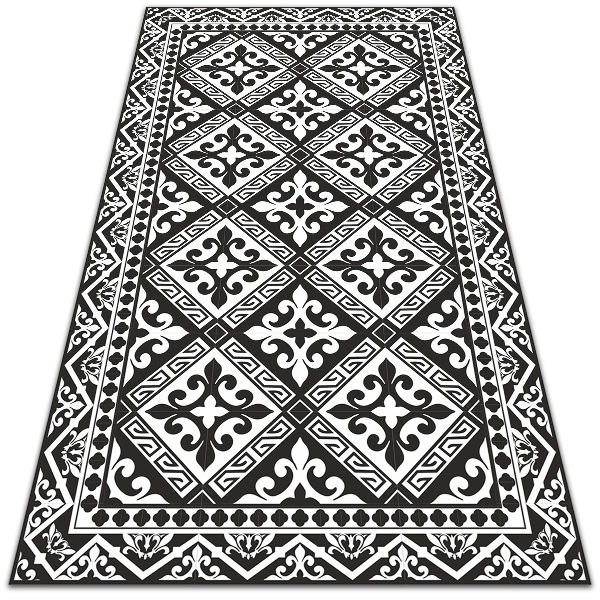 Outdoor carpet for terrace geometric patterns