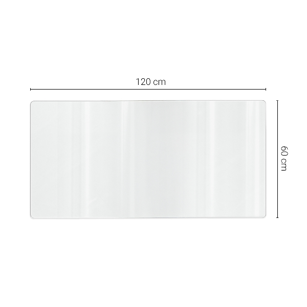 Soft glass for desk