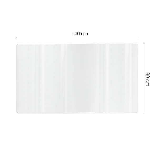 Soft glass for desk