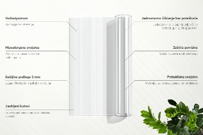 Soft glass for desk