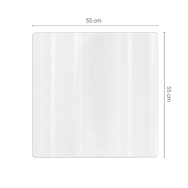Soft glass for desk