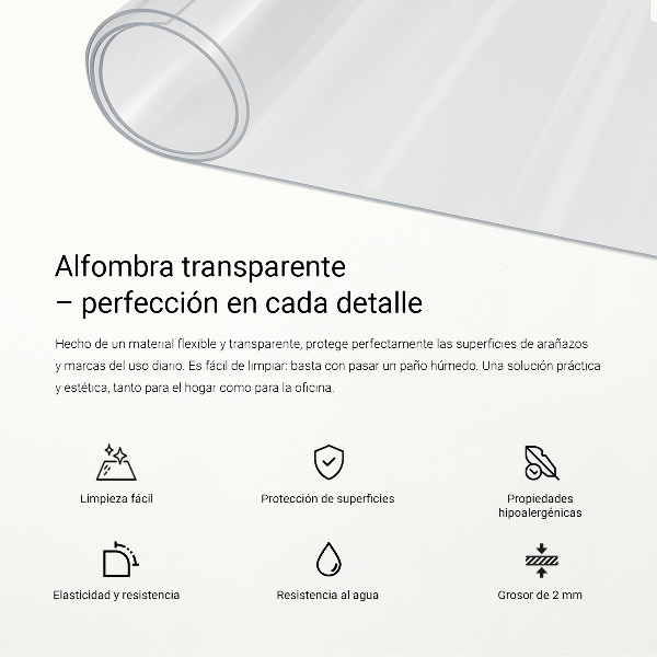 Soft glass transparent
