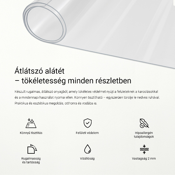 Soft glass transparent