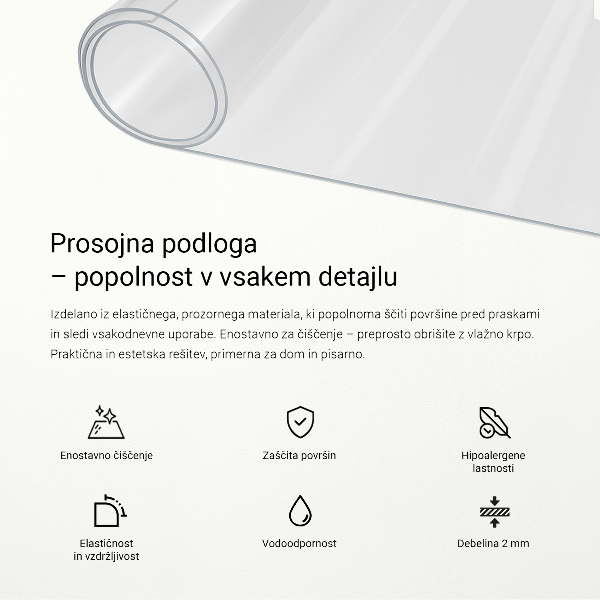 Soft glass transparent