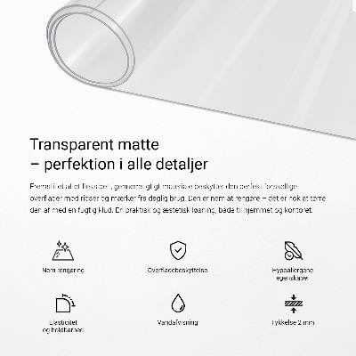 Soft glass transparent