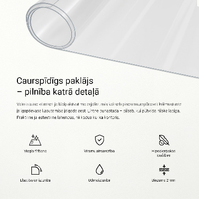 Soft glass transparent