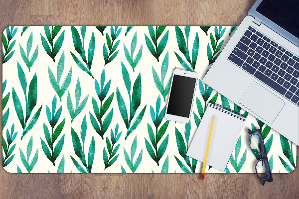 Full desk mat Green leaves