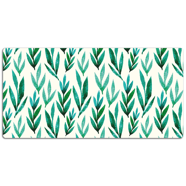 Full desk mat Green leaves