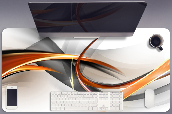 Full desk pad Abstract ribbon