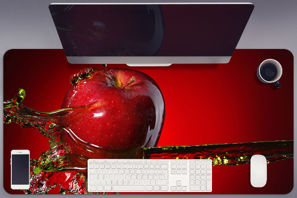 Desk pad red apple