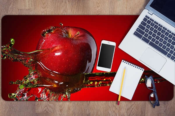 Desk pad red apple