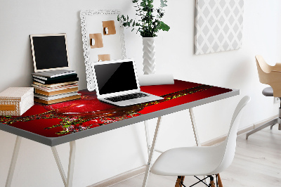 Desk pad red apple