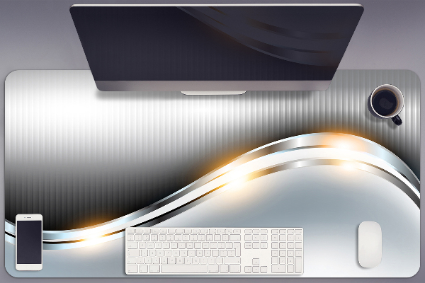 Full desk pad Crossing silver
