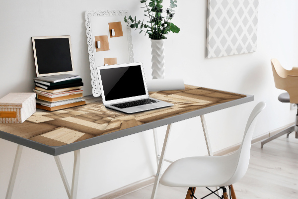 Full desk pad abstract wood