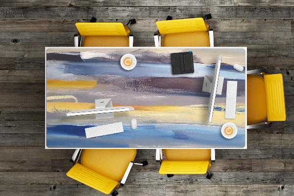 Full desk mat painted sky