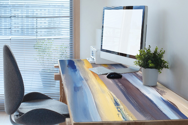 Full desk mat painted sky