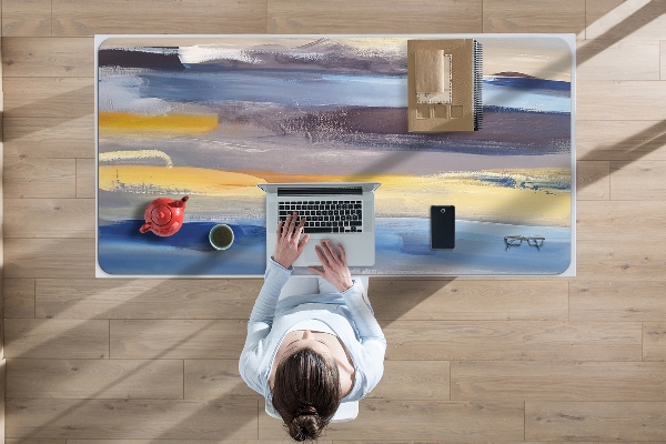 Full desk mat painted sky