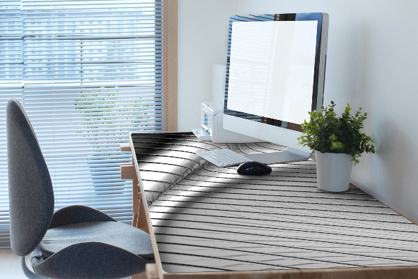 Large desk mat for children metallic