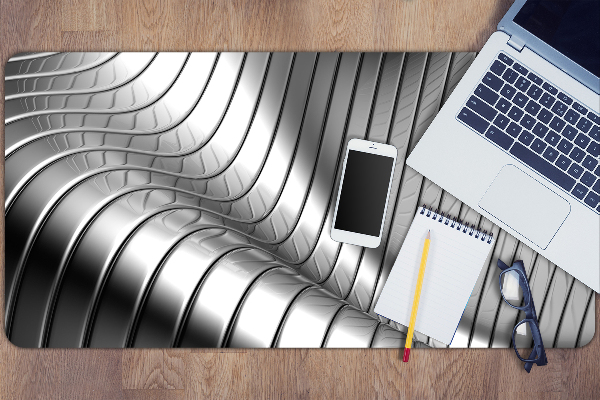 Large desk mat for children metallic