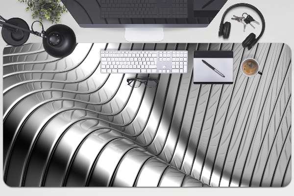 Large desk mat for children metallic