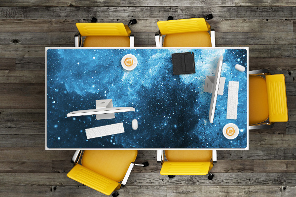 Large desk mat for children Sky at night