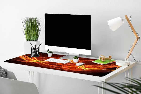 Full desk protector red flame