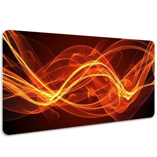 Full desk protector red flame