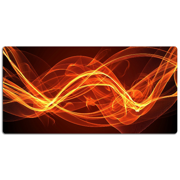 Full desk protector red flame