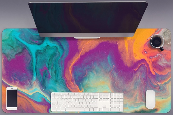 Full desk mat colorful patterns