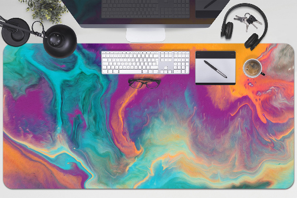 Full desk mat colorful patterns