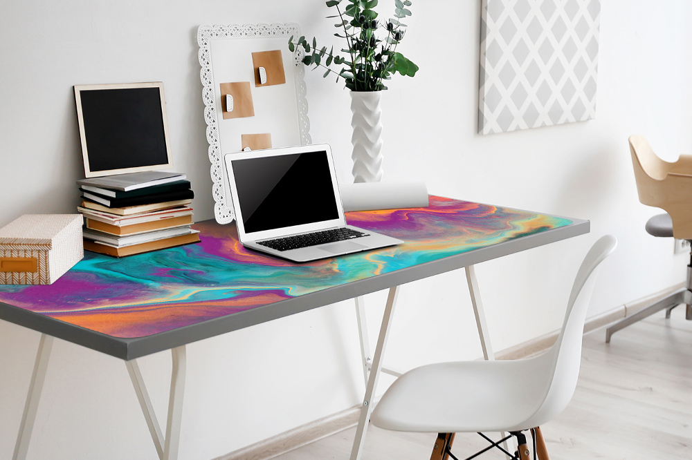 Full desk mat colorful patterns Decormat