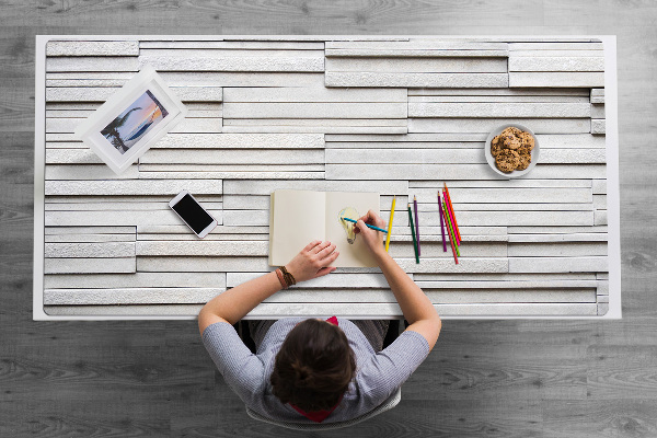 Large desk mat for children white boards