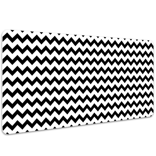 Desk pad black trail