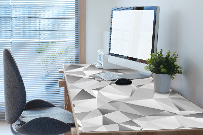 Full desk protector Abstraction gray