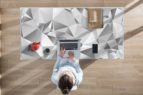 Full desk protector Abstraction gray