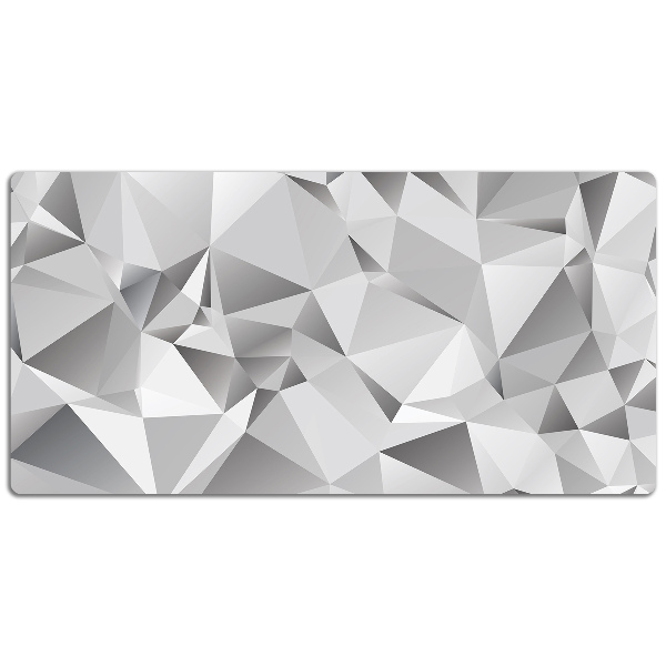 Full desk protector Abstraction gray