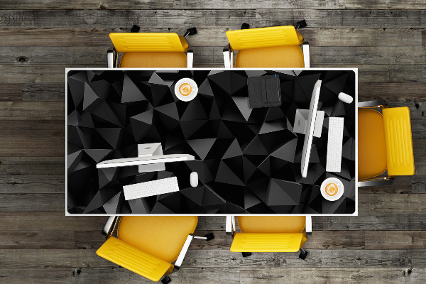 Full desk pad Abstraction black